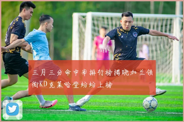 三月三分命中率排行榜揭晓加兰领衔KD克莱哈登纷纷上榜