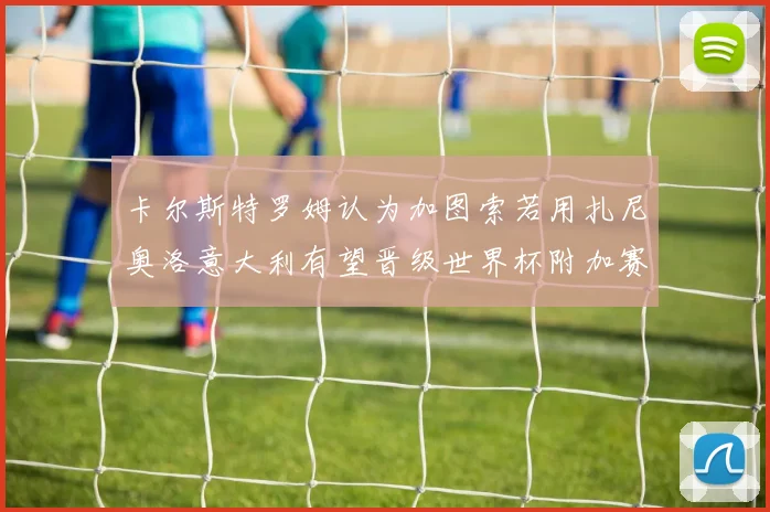 卡尔斯特罗姆认为加图索若用扎尼奥洛意大利有望晋级世界杯附加赛